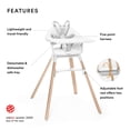thumbnail image 2 of Trona Stokke Clikk blanca todo en uno con bandeja 6-36 M, 2 of 7