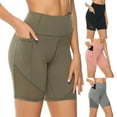 thumbnail image 4 of Female Slim Lifting Butt Shorts Mesh Yoga Running Sport Short Pantalon, 4 of 4