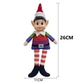 thumbnail image 3 of Muñeco elfo navideño rojo de 40 cm, adorno navideño, regalos de Año Nuevo 2024, mesa navideña, decoraciones para árboles de Navidad, 3 of 5