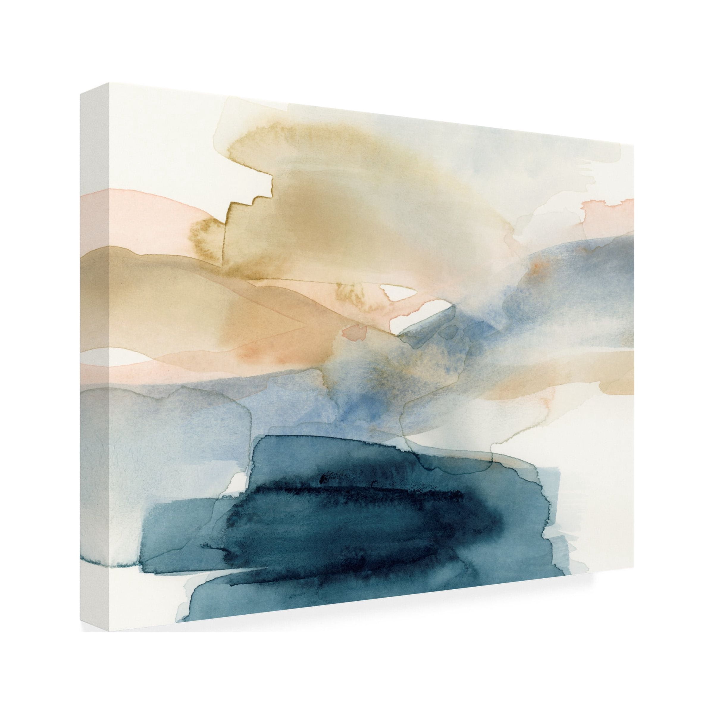 Victoria Barnes 'Watercolor Swathe I' Canvas Art