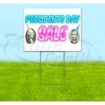 thumbnail image 1 of Presidents Day (18" x 24") Yard Sign, Includes Metal Step Stake, 1 of 6