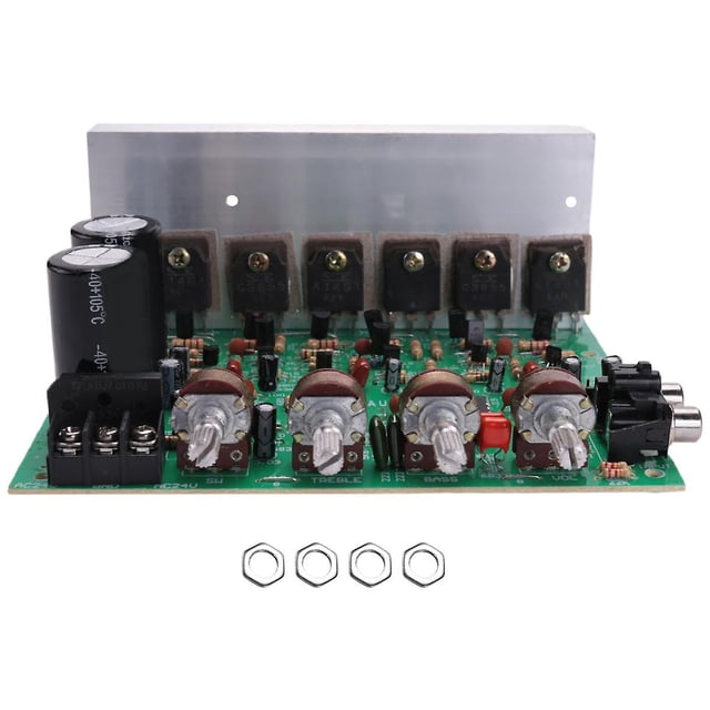 Placa Amplificadora de Audio PENGJJMXG 2.1 Canales 240W Amplificador Dual Ac18 Cine en Casa 24V