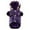 Purple, variant on Pet Clothes Cozy Winter Hoodie for Small Warm Thick Coat for Puppies Cats and Small Breed Dogs,28 cm,Purple