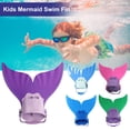 thumbnail image 1 of Meileang Mermaid Fin Swim Practice Mermaid Fin Adjustable Mermaid Tail Swimsuits Swim Training Aid Lightweight Kids Swim Gear, 1 of 8