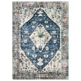 thumbnail image 3 of Wonnitar 4'x6' Area Rugs for Living Room Soft Washable Bedroom Rugs Non Slip Indoor Faux Wool Carpet for Camper Entryway Office,Blue, 3 of 9