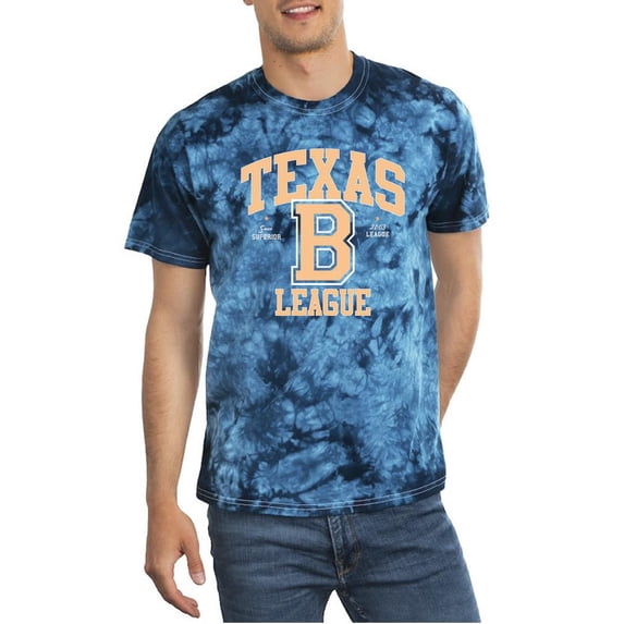 Retro Vintage Texas League Tie Dye Crystal Men -Image by Shutterstock, Male x-Large