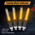 thumbnail image 2 of 4PCS Motorcycle Indicators, Flowing Mode Turn Signal Lights Motorcycle Turn Indicators, 12V 12 LED Universal Waterproof for Scooter Quad Cruiser Off R, 2 of 5