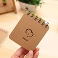 thumbnail image 2 of Wisewang New Weather Series Sofe Cover Portable Spiral Notebook Wirebound Notepad Snow, 2 of 5