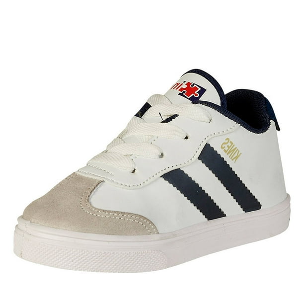 Tenis Urbano Para Niño CASTALIA 520-53 Blanco con Azul