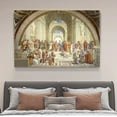 thumbnail image 4 of The School of Athens Canvas Poster Bedroom Decor Sports Landscape Office Room Decor Gift,Frame-style,12x18inch(30x45cm), 4 of 8