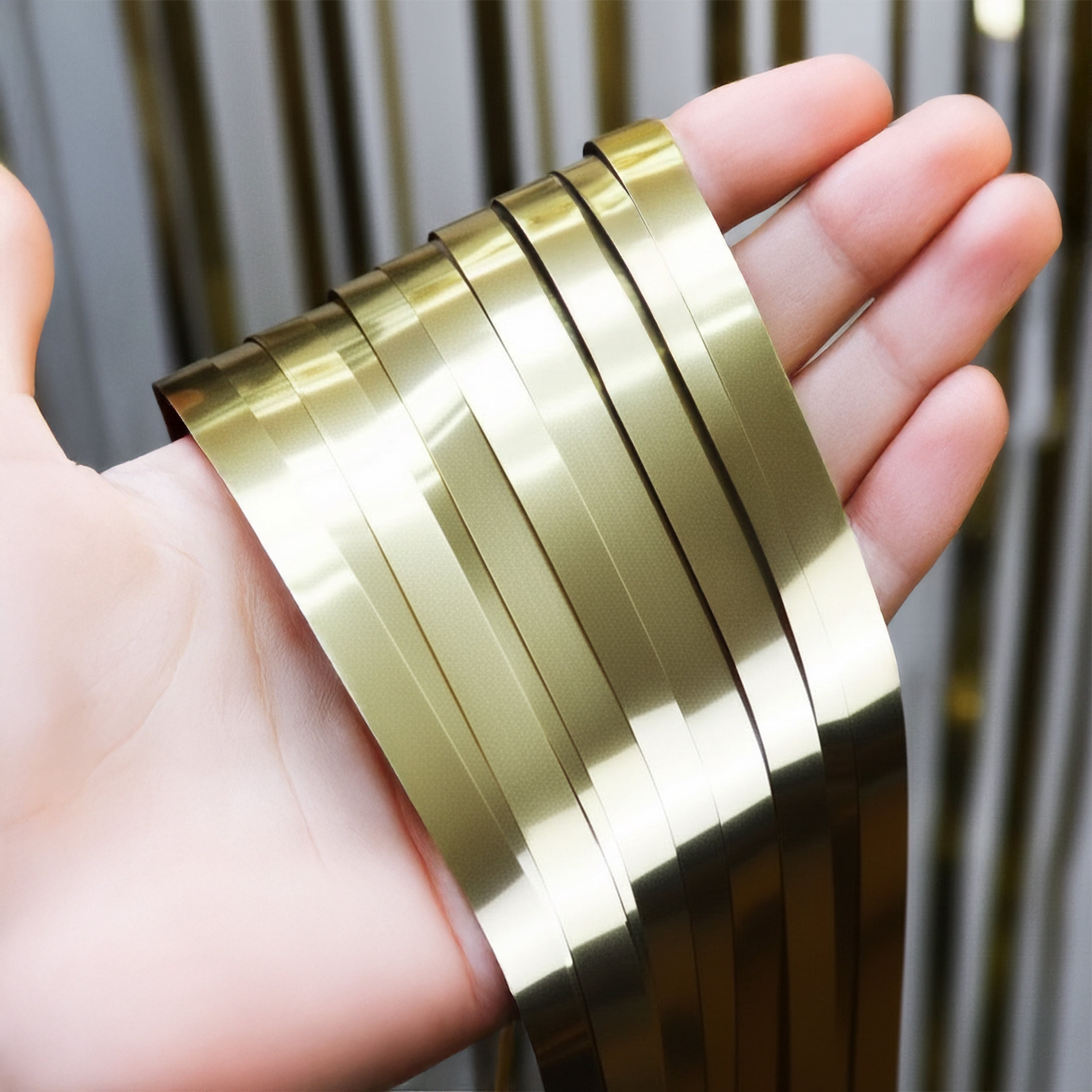 Graduation 1 Count Black, Gold Foil Fringe Curtain Decor, 3ft x 8ft, PET,Adult, Decoration, Graduation, Brand Way To Celebrate