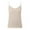 Beige, variant on RMGVDSD Womens Tank Tops Casual Women V Neck Silk Satin Tank Tops With Built In Bra Sleeveless Versatile Layering Shirt Fashion Summer Camisole Fashion Tank Shirt