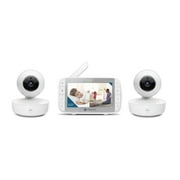 Open Box Motorola VM36XL-2 | 5" HD Video Baby Monitor with Motorized Pan, Tilt & Zoom Dual Cameras | 1000ft Range 2.4 GHz Wireless