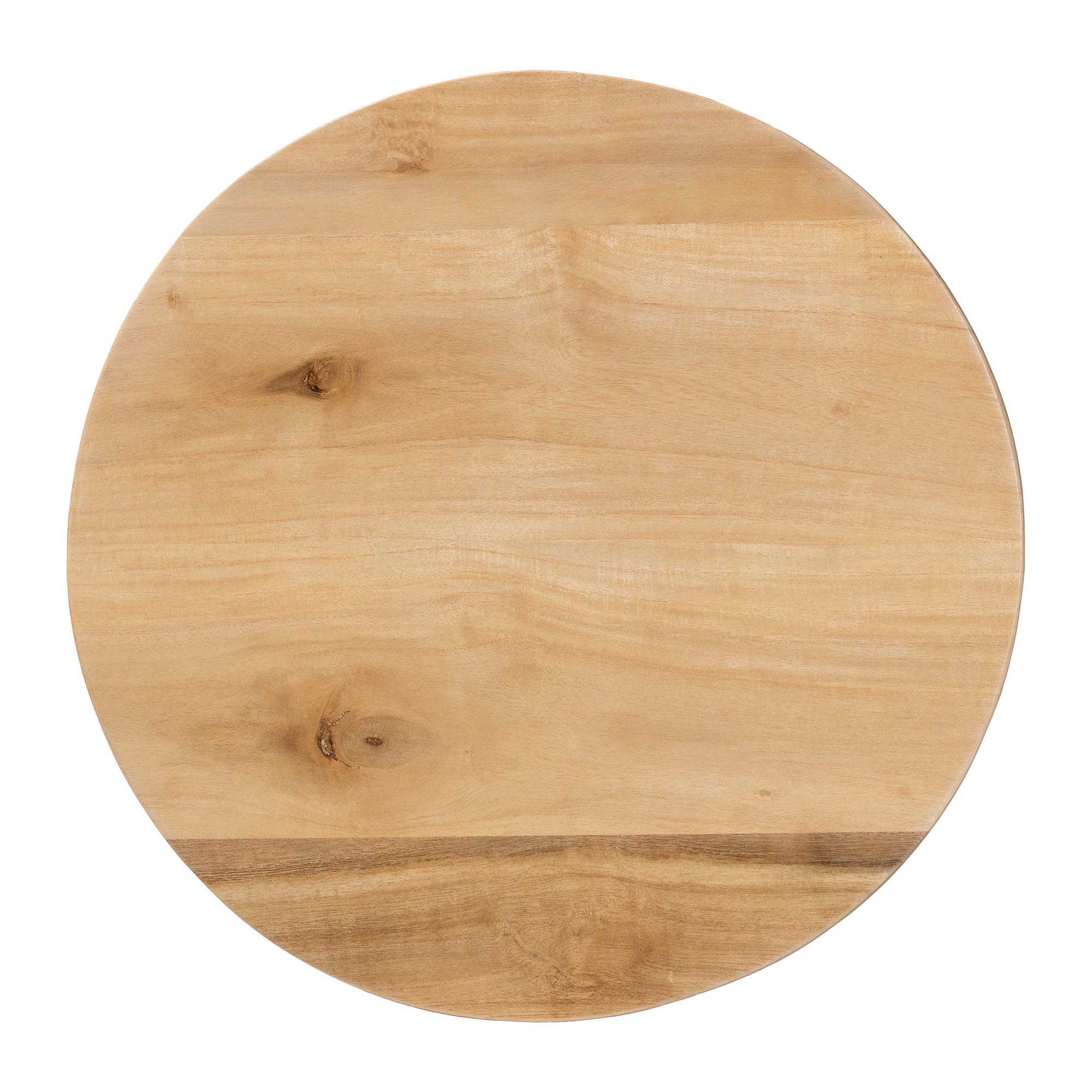 bali & pari Caribic Modern End Table, Natural Brown