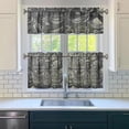 thumbnail image 3 of Kitchen Food Cooking Chef Kitchen Curtains and Valances Set - 3 Piece Kitchen Curtains Sets with Valance for Windows Rod Pocket Machine Washable Kitchen Decor Decorations (54"x18"+2x27.5"x24"), 3 of 6