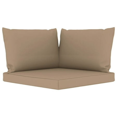 

STAFIH Pallet Sofa Cushions 3 pcs Taupe Fabric
