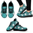 thumbnail image 1 of Zapatos casuales con estampado de dientes dentales rosas para mujer, zapatillas planas de malla de aire, cómodos, con dibujos animados, 1 of 6