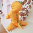 thumbnail image 4 of Ropa de felpa gruesa para mascotas, ropa acolchada de algodón para perros y gatos pequeños y medianos, dinosaurio, Invierno, 4 of 4