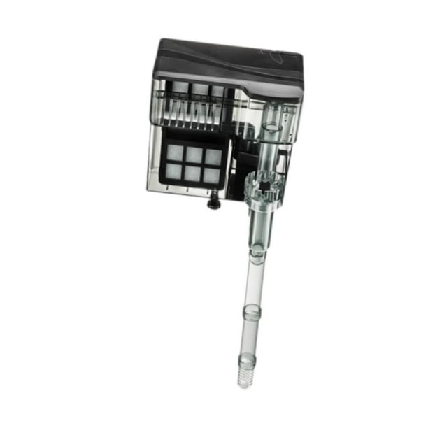 Filtro de acuario Filtro de montaje en pared para acuario Filtro externo para pecera de flujo ajustable portátil de bajo ruido para tortugas 6W