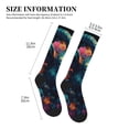 thumbnail image 4 of Sikiie Colorful Flower Goat 1 Pairs Compression Socks for Men and Women 15-20 mmHg Running Support Socks, 4 of 7