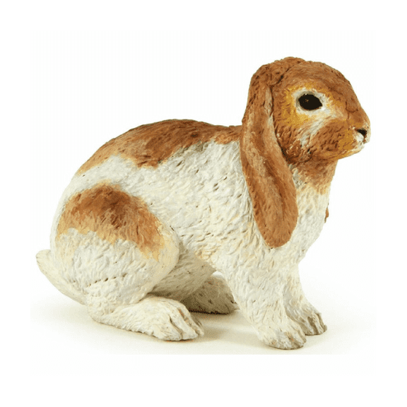 Papo Lop Rabbit Hand Painted Figurine - Heirloom Quality Collectible No. 51173