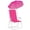 Pink, variant on Folding Beach Chair with Detachable Umbrella, High Back Outdoor Lounge Chair with Armrest, Heavy-Duty Iron Frame Supports 265lbs, for Beach Park Camping Concerts