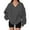 /v100Grey450, variant on CAIVO Women's Oversized V Neck Long Sleeved Pullover Elegant Casual Cute Sporty Sweatshirt Christmas Winter Stylish Tops