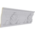 thumbnail image 3 of Ekena Millwork Alexandria Acanthus 9 1/4''H x 3 3/4''P x 96''W Leaf and Ribbons Crown Moulding, 3 of 13