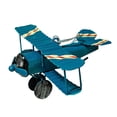 thumbnail image 1 of Mini Poupée Biplan Rétro Modèle d'Avion en Métal Fer Décoration Maison Ornements Chambre Enfants Cadeaux Enfants, 1 of 3