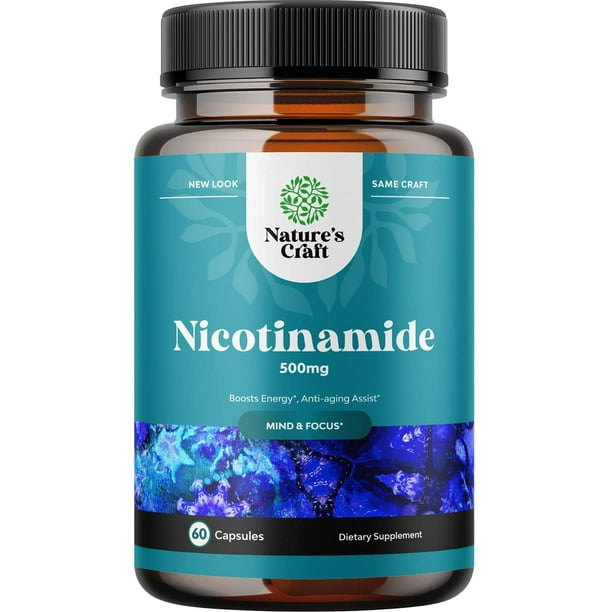 NAD Supplement for Cell Cycle Support and Vitamin B3 Supplement with