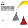 thumbnail image 2 of Cateissary Sombrero de Navidad Prop Suministros para fiestas Niños Niñas Ropa Accesorio Interesante Kitted Santa Caps Accesorios de tocado de Kits de decoración para fiestas Gris, 2 of 6