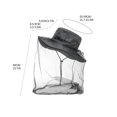 thumbnail image 3 of GFHFHITJ Fisherman Hat Outdoor Mesh Mosquito and Insect Hat, Multi-functional Climbing Sun Protection Quick Drying Fisherman Hat, 3 of 3