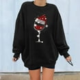 thumbnail image 2 of Sudaderas de Cuello Redondo de Navidad Para Mujer Moda Casual Manga Larga Impreso Ladies Tops Odeerbi  ODB206985, 2 of 9