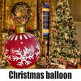 thumbnail image 4 of Christmas Inflatable Ball Christmas Bauble Made of PVC Inflatable Ball Personalised Decoration 60 cm Christmas Party Baubles, 4 of 9