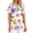 01-Light Purple, variant on Nursing Scrubs for Women,Floral Printed Scrub Tops for Women - Stretchy V-Neck Short Sleeve Nurse Work Shirts - Sky Blue - XXL