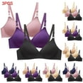 thumbnail image 2 of Fengactive 3PC Women's Seamless Wireless Bras Push Up Adjustable Straps Comfortable for Everyday Bras, 2 of 6