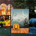 thumbnail image 4 of Yuarrent Bandera de jardín de Halloween, bandera decorativa de patio con cara de fantasma de calabaza de doble cara para el hogar, BT02 Kits de decoración para fiestas BT-04 Yuarrent HA000513-04B, 4 of 6