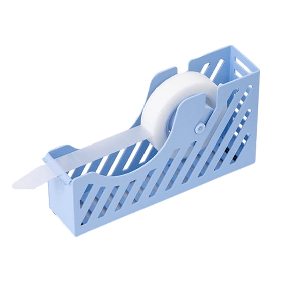 Riguas Portable Tape Holder Lightweight Sturdy Iron Desktop Tape Dispenser Minimalist Design Office Desk Accessories