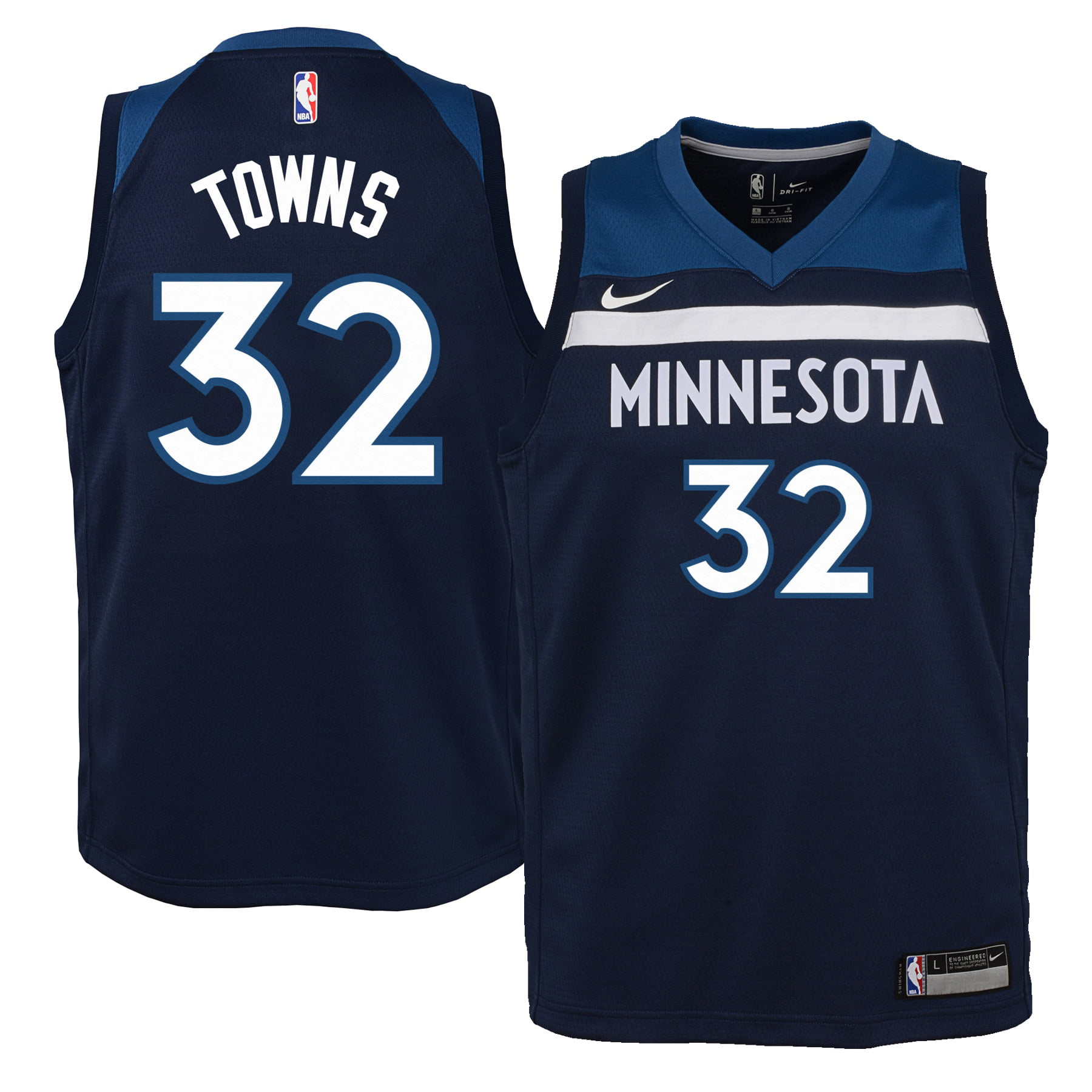 karl anthony towns youth jersey