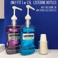 thumbnail image 3 of Bombas dispensadoras para botellas de enjuague bucal Listerine de 1 litro o 1,5 litros, 3 of 6