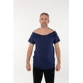 thumbnail image 3 of Post Surgery Recovery Tshirt Snap Open TearAway Shirt Color: Navy/Men, Size: XL, 3 of 6