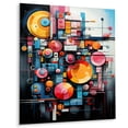 thumbnail image 2 of Designart "Fusion of the Future IV" Abstract Collages Metal Art Print, 2 of 5