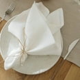 thumbnail image 2 of Set Of 6 40x40cm Table Cloth Napkins Durable Polyester Thicken Placemat Reusable for Kitchen Dining  Wedding Decoration, 2 of 10