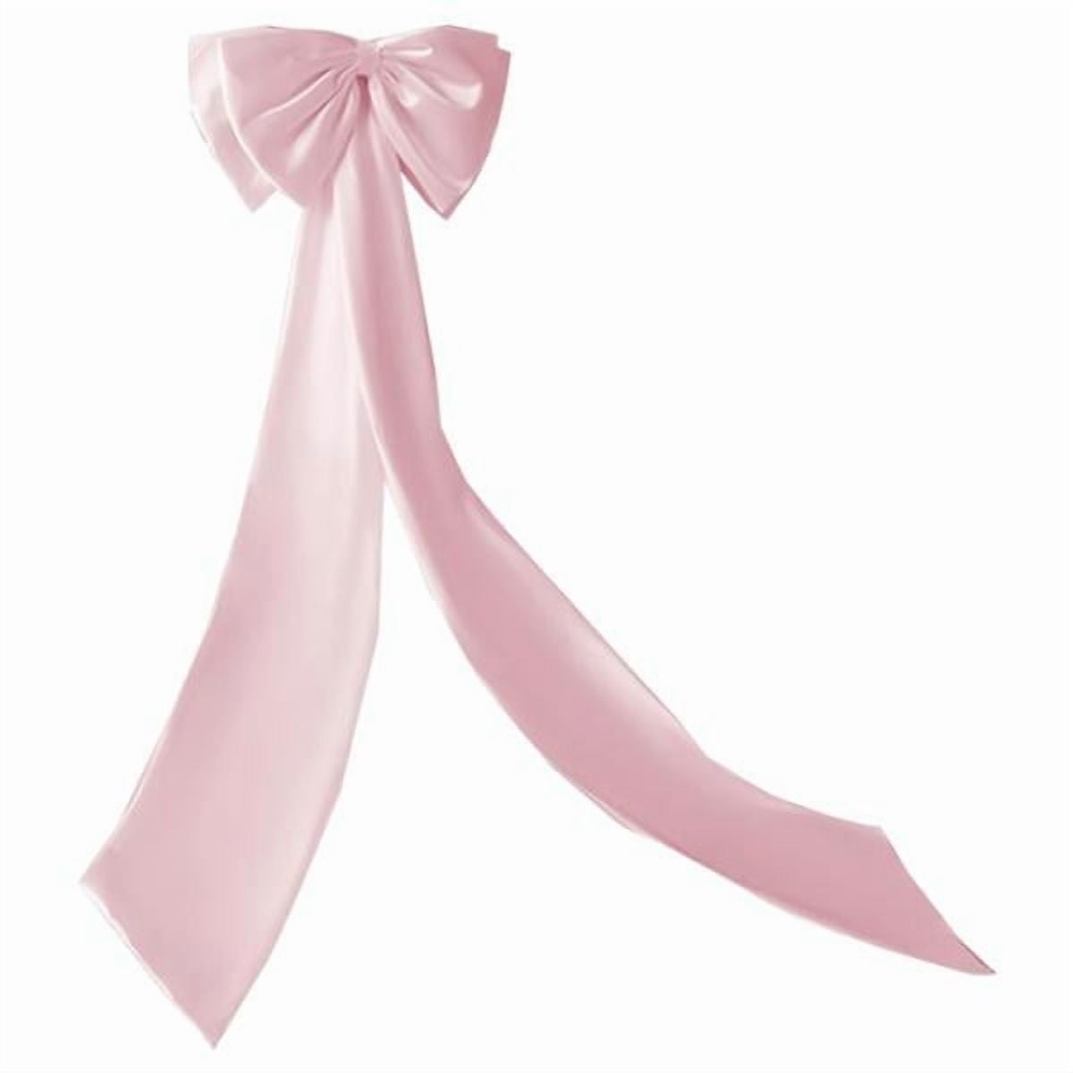 Satin Big Bow Detachable Train Large Removable Sweep Feature Formal Event Ladies Wedding Dresses Accessories