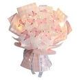 thumbnail image 2 of YOHAVEN DIY Butterfly Bouquet Gift Set with LED Light Artificial Flowers Valentine’s Day Birthday Anniversary Romantic Handmade Bouquet Home Wedding Decor, 2 of 5