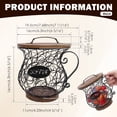 thumbnail image 2 of Tzdxfgl Coffee Pod Holders Basket with Wood Lid, Large Capacity K Cup Holders for Counter, Black, 2 of 11
