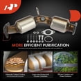 thumbnail image 6 of A-Premium Catalytic Converter Direct-Fit Compatible with Infiniti Q50 2014-2015, G35, QX50, Q60, G37, M35, M37, QX70, Q70, Q70L, FX35, FX37, EX35, EX37 & Nissan 370Z, 350Z, 3.5L 3.7L, EPA Compliant, 6 of 9