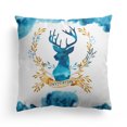 thumbnail image 1 of Watercolor Christmas Throw Pillow Cover Cushion Case for Sofa Couch 18" x 18" Inch ，4PCS,Pattern 7, 1 of 4