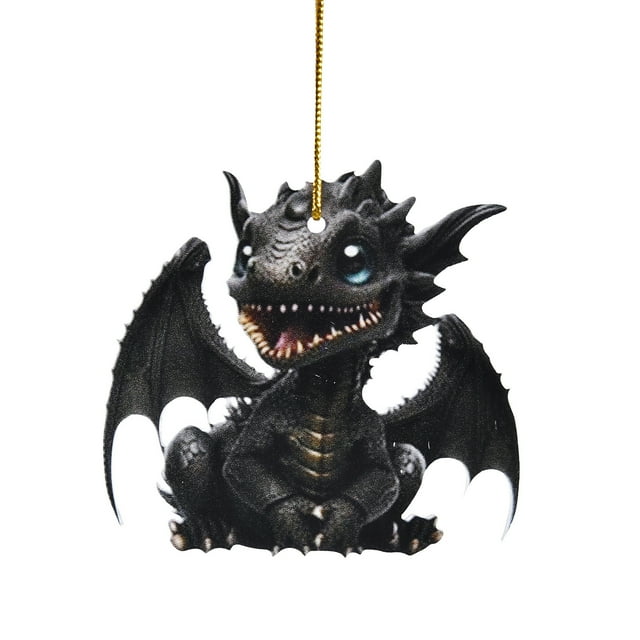 Hangs 2D Adorable Flying Baby Christmas Ornament Unique Shape and Design Enhancing Holiday and Festive