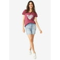 thumbnail image 4 of Ellos Women's Denim Boyfriend Shorts, 4 of 4